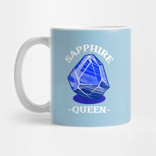 Sapphire Queen Gemstone Gem Mug